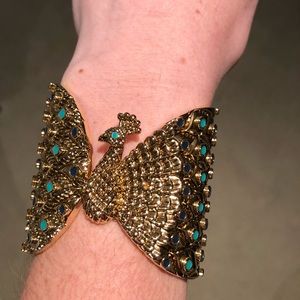 House of Harlow 1960 Peacock Cuff